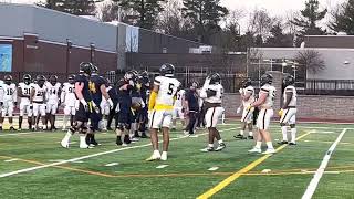 Merrimack spring game 41423 Warriors go through “call outs” 1on1’s early in the evening [upl. by Namron]