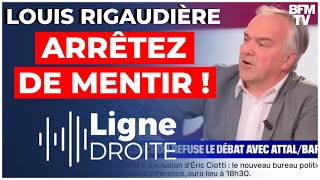 Un gauchiste pris en flagrant délit de manipulation en direct  Louis Rigaudière [upl. by Zoller54]