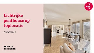 Prachtig penthouse te koop in centrum Antwerpen [upl. by Imre]