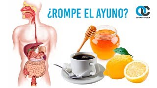 ¿Qué alimentos rompen el ayuno [upl. by Vaasta814]