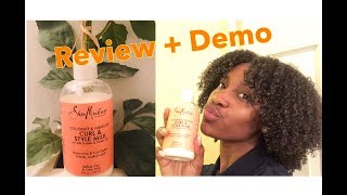 Product Review Shea Moisture Curl and Style Milk [upl. by Keever]