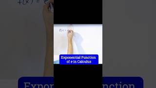 Understanding the Derivative of the Exponential Function [upl. by Nonregla]