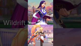 Caitlyn VS Lesley  Battle Academia VS Aspirants  MLBB VS Wildrift mlbb wildrift [upl. by Hendrick887]