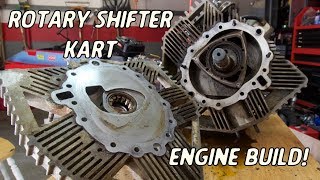 Ultra Rare Rotary Engine Rebuild  Rotary Shifter Go Kart Build Part 2 [upl. by Rafaela710]