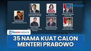 Jelang Jokowi Lengser Muncul 35 Calon Menteri hingga Jaksa Agung Menguat Masuk Kabinet Prabowo [upl. by Johannah]