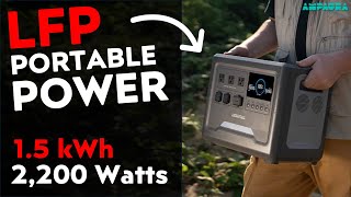 Portable Power Station wLFP Batteries  AMPAURA PUREA Review [upl. by Eltrym882]