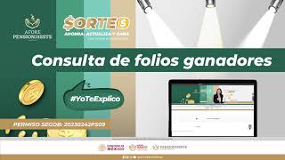 Consulta los folios ganadores de nuestro 7º Sorteo Ahorra Actualiza y Gana con AFORE PENSIONISSSTE [upl. by Marucci706]