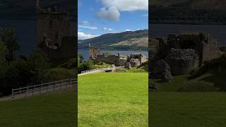 Urquhart Castle  🏰 Ruins that are bliss  Loch Ness scotland castle highlands fyp travel [upl. by Anirehtak]