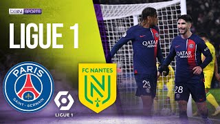 PSG vs Nantes  LIGUE 1 HIGHLIGHTS  12092023  beIN SPORTS USA [upl. by Lahpos]