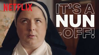 NunOff Draculas Sister Agatha VS Derry Girls Sister Michael  Netflix [upl. by Tama]