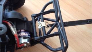 Rc Traxxas slash hitched to rc boat trailer NEW [upl. by Yelkcub]