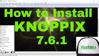 How to Install KNOPPIX 761 to Hard Disk  HDD  USB Flash Drive on VMware Workstation HD 2016 [upl. by Oika]