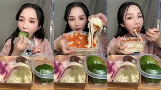 Eating Mochi Jambon Cake 🍰 Dessert Mukbang ASMR Eating Sound [upl. by Nosmoht203]