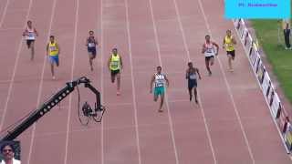 400m Run Men final National Open Athletics Championships2014 New Delhi [upl. by Roxi]