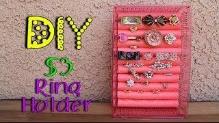 DIY 3 Ring Holder  Lucykiins [upl. by Valdas]