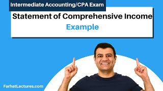 Statement of Comprehensive Income  Reclassification Adjustment  Intermediate accounting CPA Exam [upl. by Lotta720]