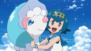 LANAS BRIONNE EVOLVES TO PRIMARINA  POKEMON SUN AND MOON FINAL SEASON  AMV [upl. by Ciardap902]