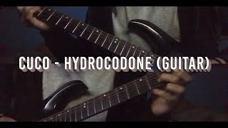 Cuco  Hydrocodone Guitar cover  tabs [upl. by Alisander301]