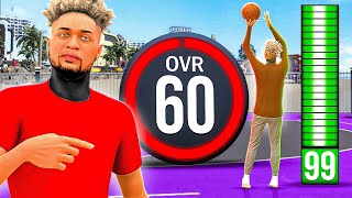 I used a 60 OVERALL With a 99 3PT RATING in NBA 2K24 [upl. by Aivekal]