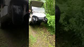 Yamaha Golf Carts Are Different wheelie golfcarts [upl. by Bunns736]