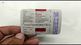 Logivir 800 Dt Tablet  Acyclovir Dispersible tablets ip 800 mg Uses  Logivir 800 Dt tablet uses [upl. by Walworth905]