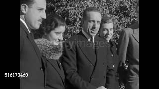 Compromiso de la Infanta Beatriz y Alessandro Torlonia 1935 [upl. by Duck]