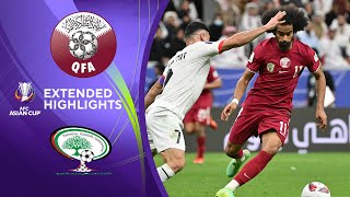 Qatar vs Palestine Extended Highlights  AFC Asian Cup  CBS Sports Golazo [upl. by Castillo862]