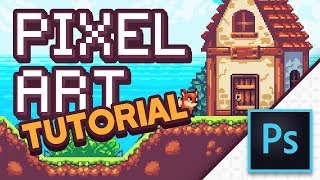 PIXEL ART in Photoshop Tutorial [upl. by Aivart333]