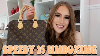 VINTAGE LOUIS VUITTON SPEEDY 25 UNBOXING amp REVIEW🤍 [upl. by Nnylyram]