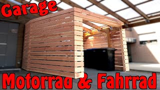 Motorrad und Fahrradgarage selber bauen [upl. by Biagi]