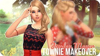 JORDAN MAYER  Sims 4 Townie Makeover [upl. by Eladnor]