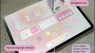 How to customize your iPad 💛  Aesthetic widgets app icons wallpapers [upl. by Ardnoyek206]