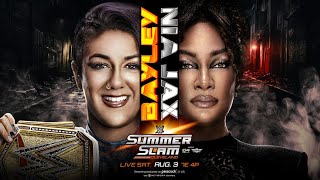 Bayley vs Nia Jax Summer Slamfor the wwe womens championship [upl. by Aivlis]