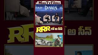 NTR Discusses RRR Shooting Challenges and Situations  Devara Latest Interview  maatvfilms [upl. by Lanna]