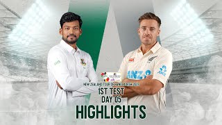 Bangladesh vs New Zealand Highlights  1st Test  Day 5  New Zealand Tour of Bangladesh 2023 [upl. by Gipps]