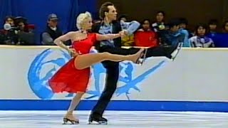 Grishuk amp Platovs Argentine Tango 🇷🇺⛸ 1998 Nagano Compulsory Dance no 2 [upl. by Attehcram]