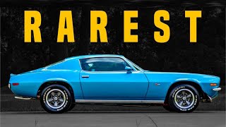 20 RAREST Chevrolet Camaros Ever Made [upl. by Yliab]