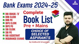 Best Books for Bank Exam 202425  Banking Exam Preparation 2024  By Siddharth Srivastava [upl. by Catina945]