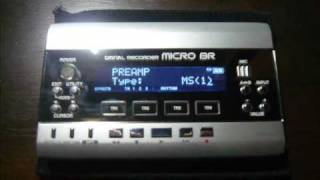 Short Demo Song recorded with BOSS MICRO BR [upl. by Bainter376]