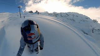 UNEXPECTED POW  Engelberg with Maxime Chabloz [upl. by Keffer]