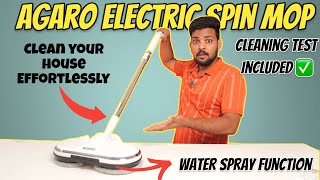 Agaro Electric Spin mop Review  Best Electric mop For Floor cleaning  Electric Mop tamil Review [upl. by Hasseman]