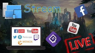 Jak streamować na wielu platformach TWITCH YOUTUBE FACEBOOK [upl. by Ennirok318]