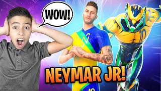 New NEYMAR JR Skin in FORTNITE  Royalty Gaming [upl. by Hedveh]