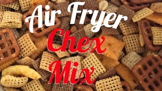 Chex Mix in the Air Fryer Crispy and Irresistible [upl. by Enilesor]