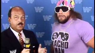 Macho Man Randy Savage interview nothing means nothing [upl. by Shepperd120]