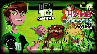 BEN 10 Omniverse PPSSPP Offline Mod Ben 10 Alien Force  Gameplay [upl. by Jutta]