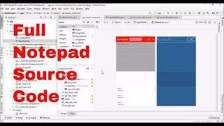 Android notepad source code complete Requirement of time 2019 [upl. by Gilder]