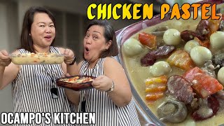 Creamy Chicken Pastel  Ocampos Kitchen [upl. by Ydennek]