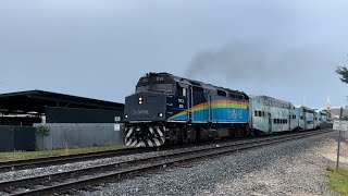 Railfanning and riding Tri Rail 72224 ft 501 502 and 810 [upl. by Yecac271]