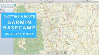 Planning a Route on Garmin Basecamp [upl. by Ran]